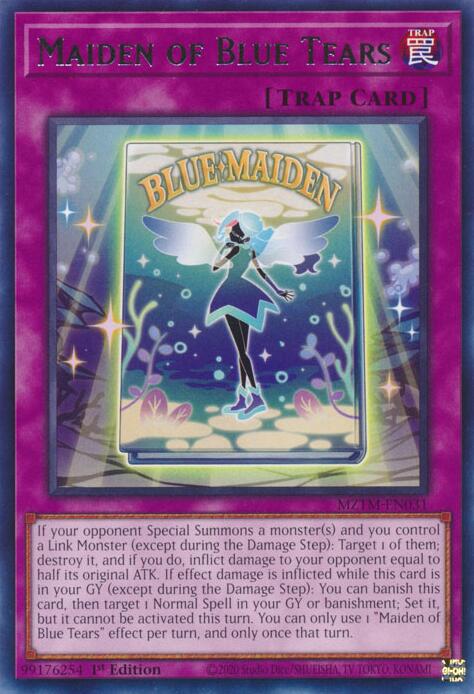 Maiden of Blue Tears [MZTM-EN031] Rare | Exor Games Summserside