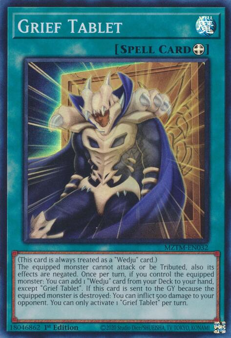 Grief Tablet [MZTM-EN032] Super Rare | Exor Games Summserside