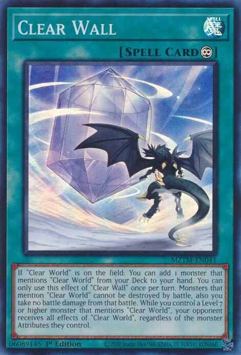 Clear Wall [MZTM-EN041] Super Rare | Exor Games Summserside