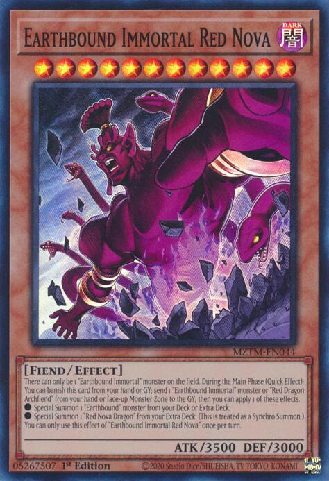 Earthbound Immortal Red Nova [MZTM-EN044] Super Rare | Exor Games Summserside