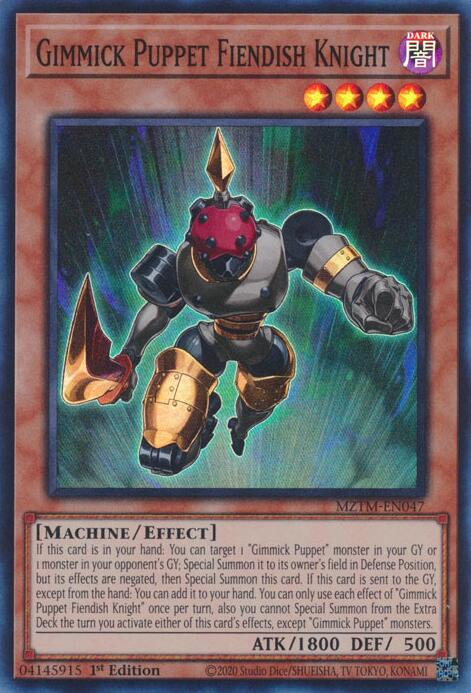 Gimmick Puppet Fiendish Knight [MZTM-EN047] Super Rare | Exor Games Summserside