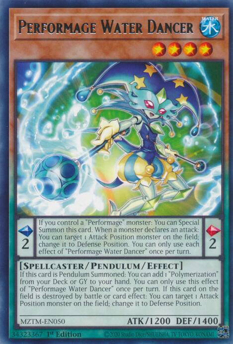 Performage Water Dancer [MZTM-EN050] Rare | Exor Games Summserside