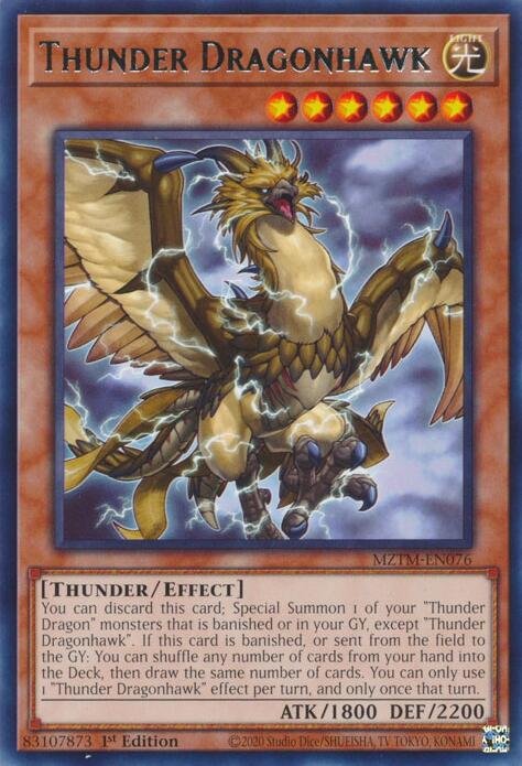 Thunder Dragonhawk [MZTM-EN076] Rare | Exor Games Summserside