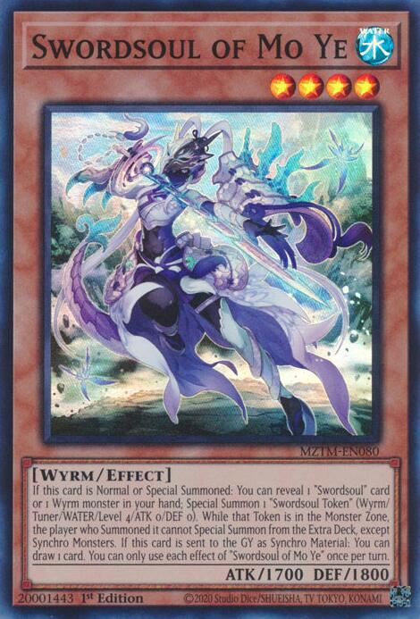 Swordsoul of Mo Ye [MZTM-EN080] Super Rare | Exor Games Summserside