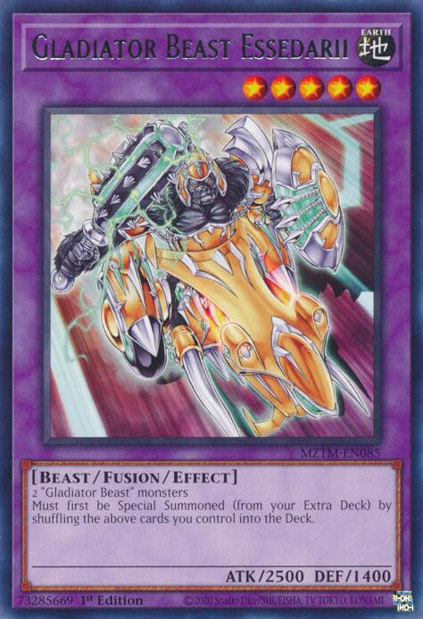 Gladiator Beast Essedarii [MZTM-EN085] Rare | Exor Games Summserside