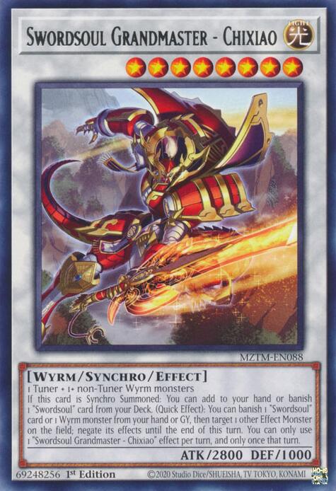 Swordsoul Grandmaster - Chixiao [MZTM-EN088] Rare | Exor Games Summserside