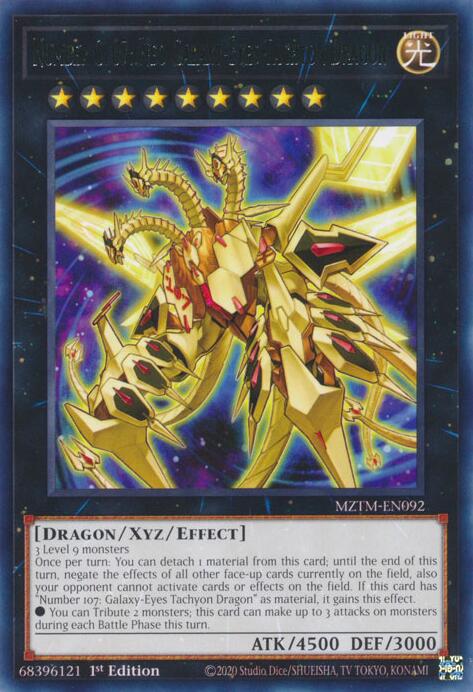 Number C107: Neo Galaxy-Eyes Tachyon Dragon [MZTM-EN092] Rare | Exor Games Summserside
