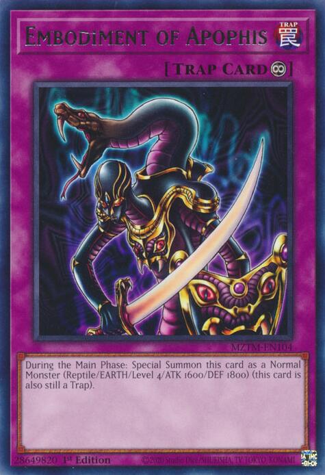 Embodiment of Apophis [MZTM-EN104] Rare | Exor Games Summserside