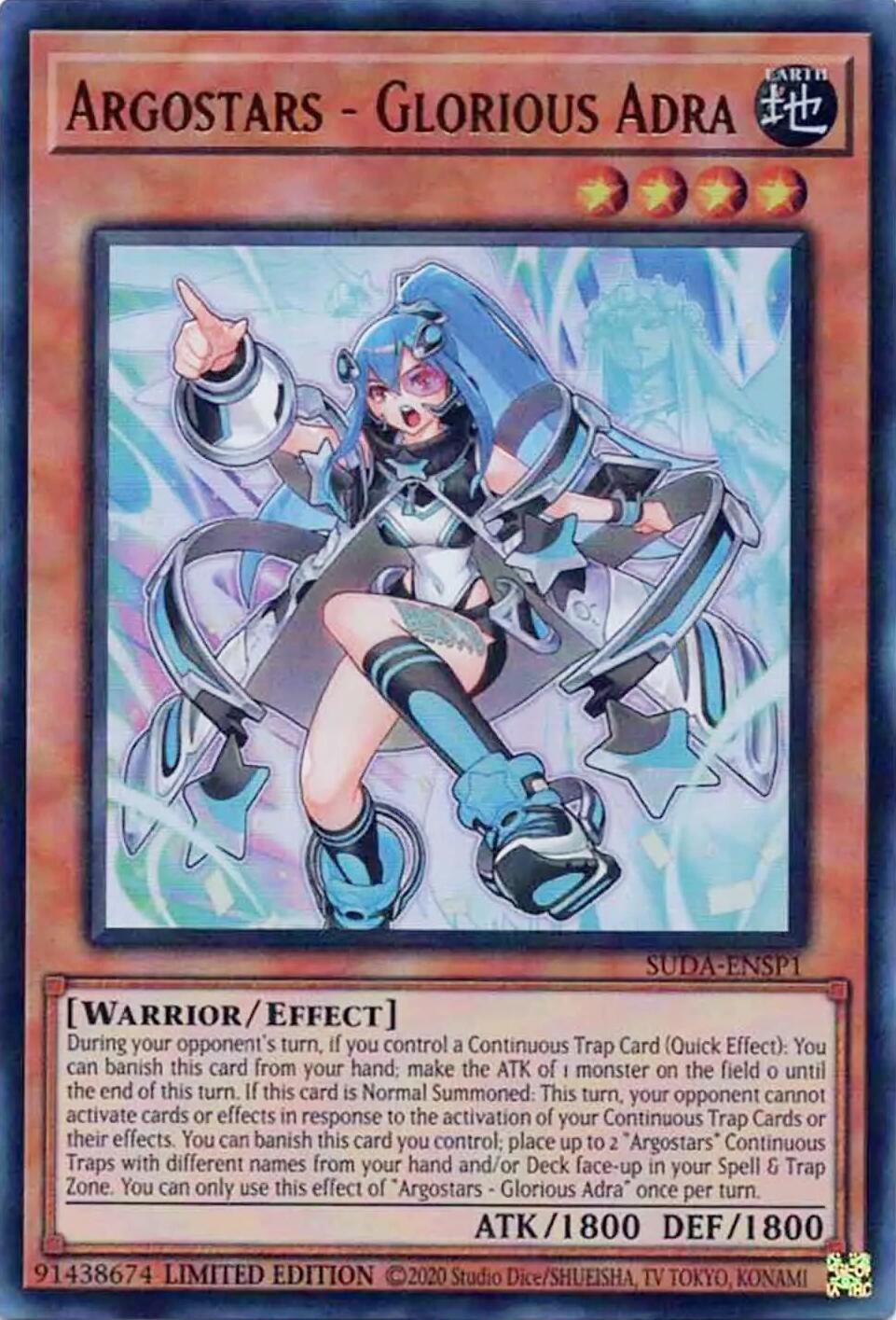 Argostars - Glorious Adra [SUDA-ENSP1] Ultra Rare | Exor Games Summserside