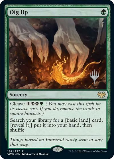 Dig Up (Promo Pack) [Innistrad: Crimson Vow Promos] | Exor Games Summserside