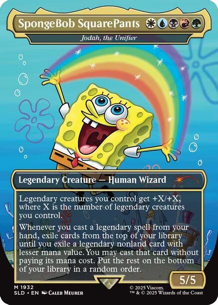SpongeBob SquarePants - Jodah, the Unifier [Secret Lair Drop Series] | Exor Games Summserside