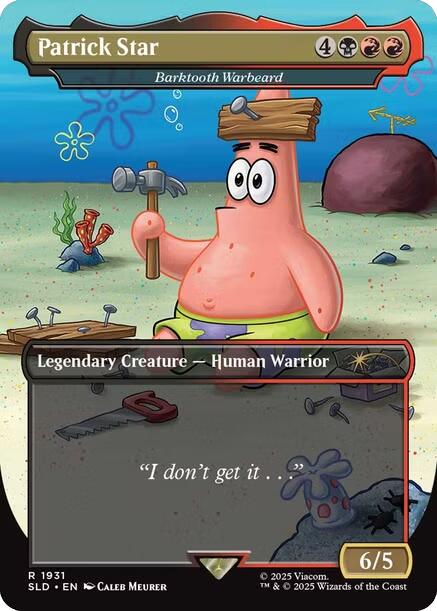 Patrick Star - Barktooth Warbeard [Secret Lair Drop Series] | Exor Games Summserside