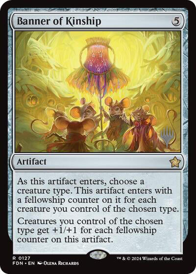 Banner of Kinship (Promo Pack) [Foundations Promos] | Exor Games Summserside