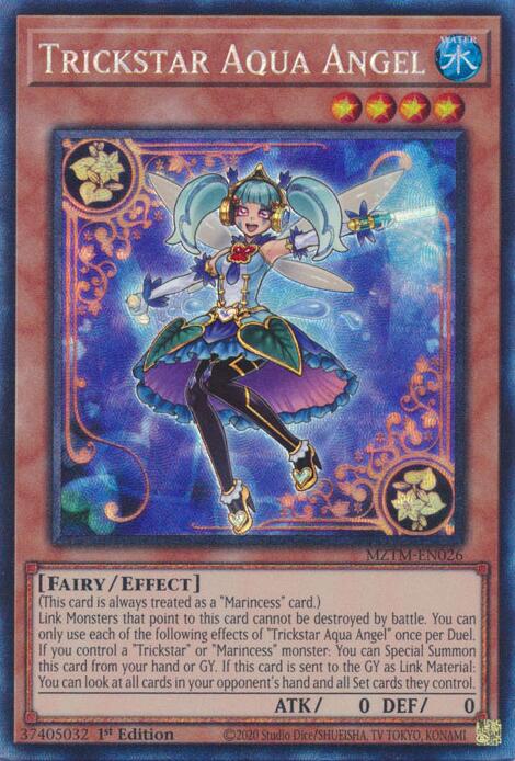Trickstar Aqua Angel (Collector's Rare) [MZTM-EN026] Collector's Rare | Exor Games Summserside