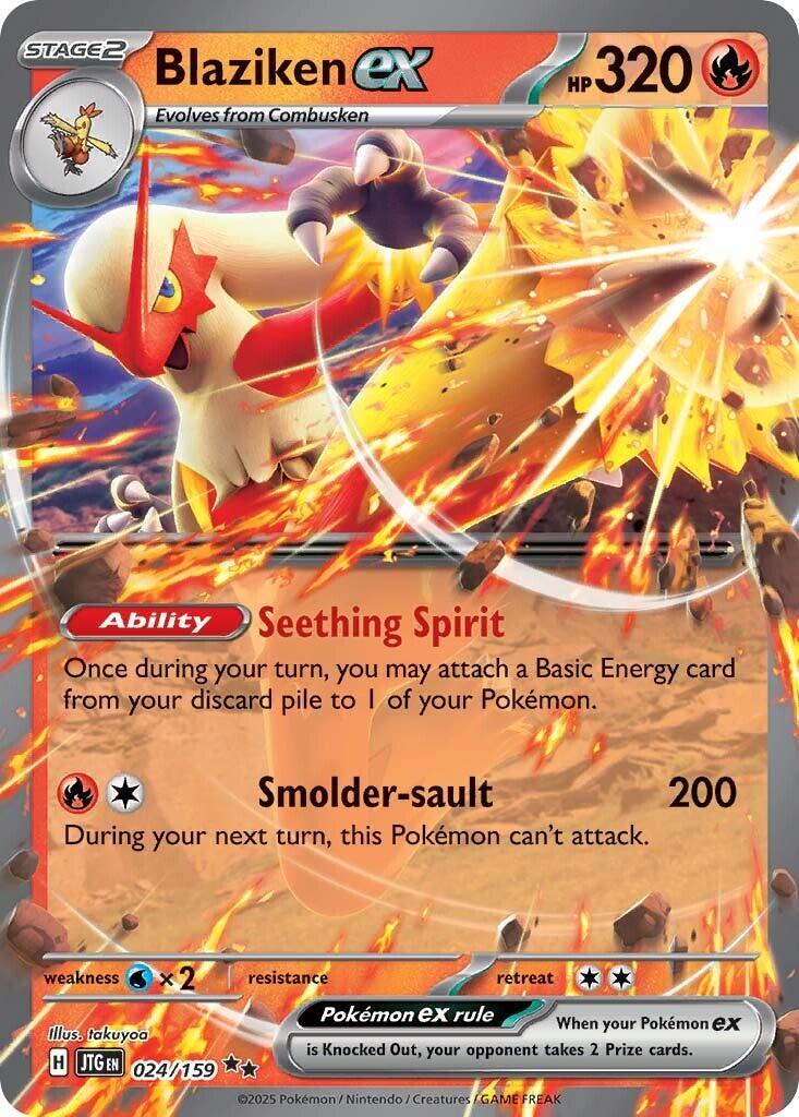 Blaziken ex (024/159) [Scarlet & Violet: Journey Together] | Exor Games Summserside