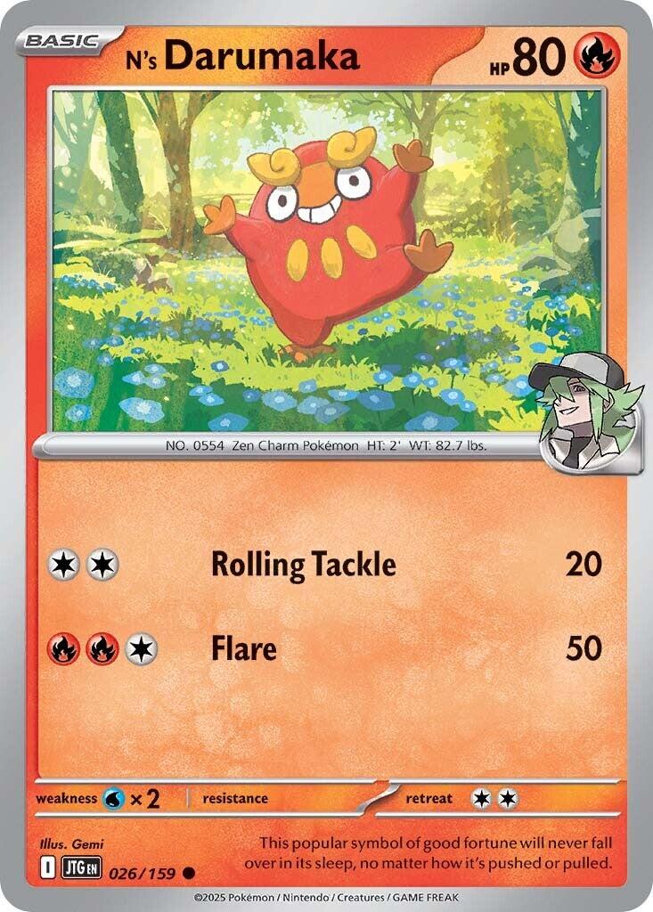 N's Darumaka (026/159) [Scarlet & Violet: Journey Together] | Exor Games Summserside