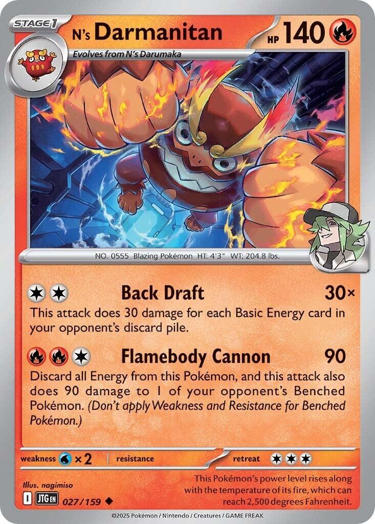 N's Darmanitan (027/159) [Scarlet & Violet: Journey Together] | Exor Games Summserside