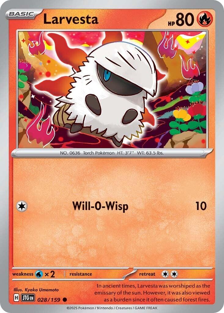 Larvesta (028/159) [Scarlet & Violet: Journey Together] | Exor Games Summserside