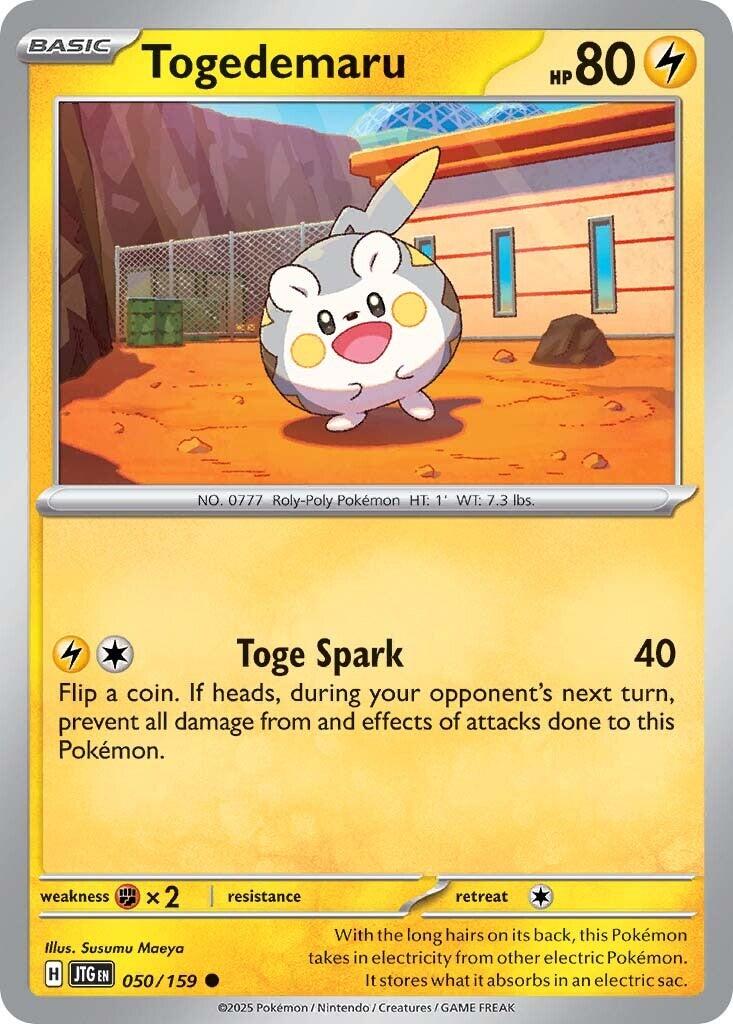 Togedemaru (050/159) [Scarlet & Violet: Journey Together] | Exor Games Summserside