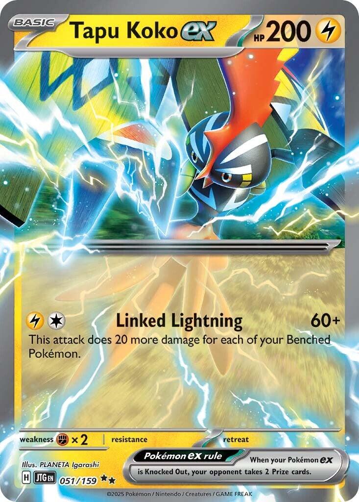 Tapu Koko ex (051/159) [Scarlet & Violet: Journey Together] | Exor Games Summserside