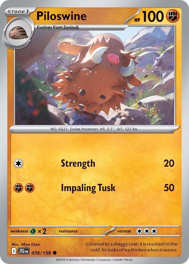 Piloswine (078/159) [Scarlet & Violet: Journey Together] | Exor Games Summserside