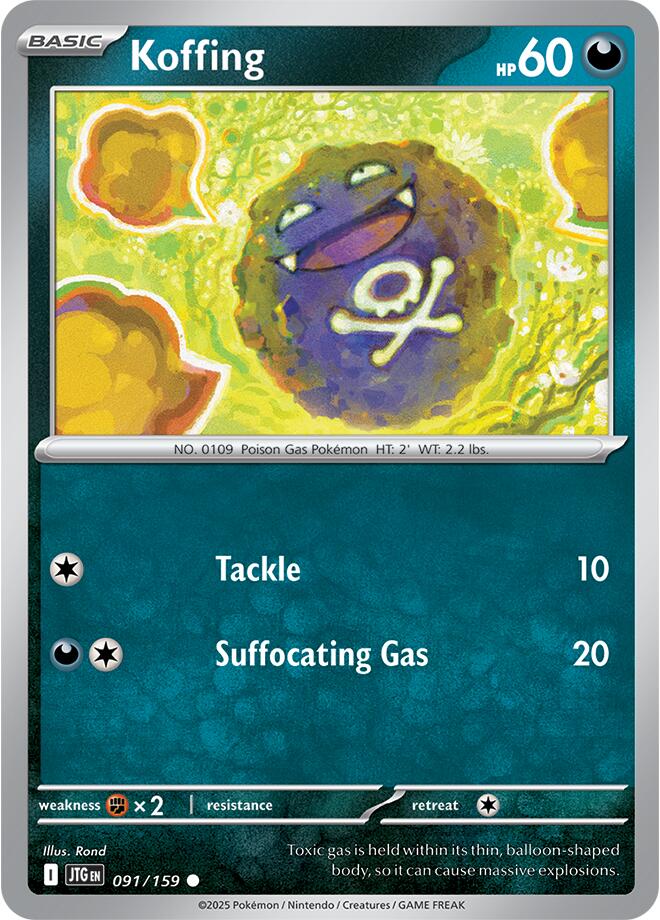 Koffing (091/159) [Scarlet & Violet: Journey Together] | Exor Games Summserside