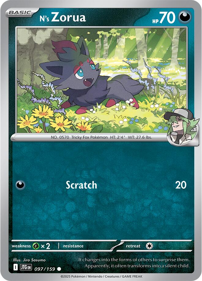 N's Zorua (097/159) [Scarlet & Violet: Journey Together] | Exor Games Summserside