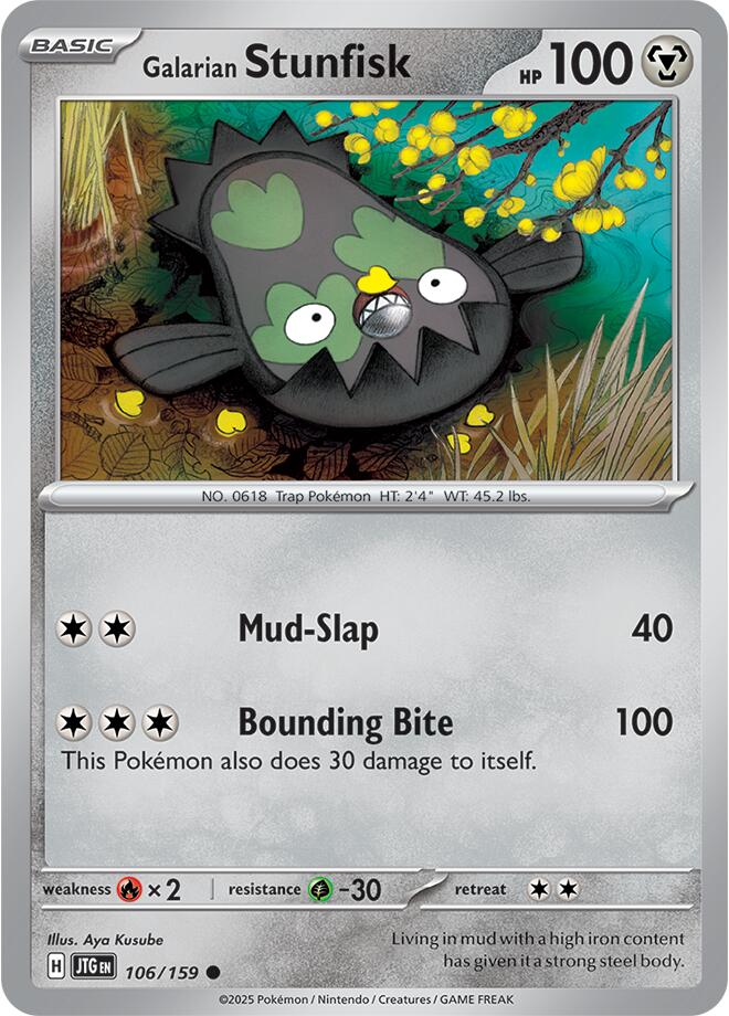 Galarian Stunfisk (106/159) [Scarlet & Violet: Journey Together] | Exor Games Summserside