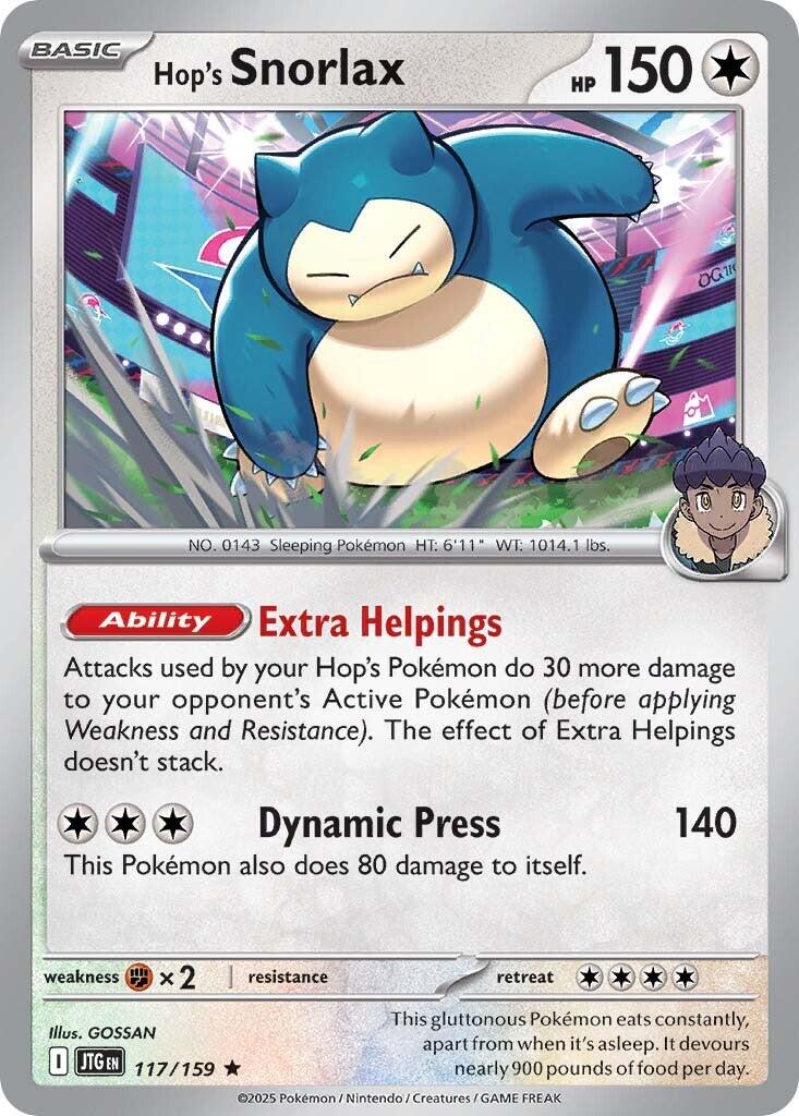 Hop's Snorlax (117/159) [Scarlet & Violet: Journey Together] | Exor Games Summserside