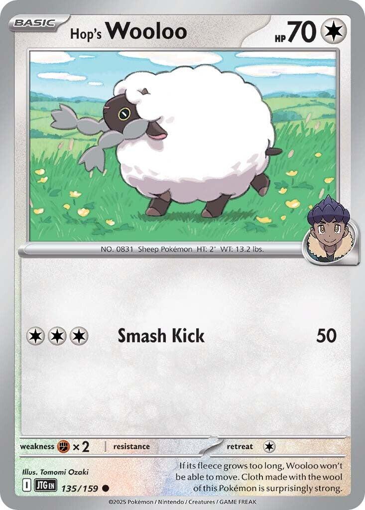 Hop's Wooloo (135/159) [Scarlet & Violet: Journey Together] | Exor Games Summserside