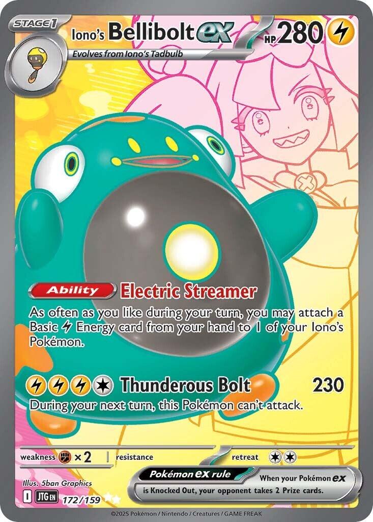 Iono's Bellibolt ex (172/159) [Scarlet & Violet: Journey Together] | Exor Games Summserside