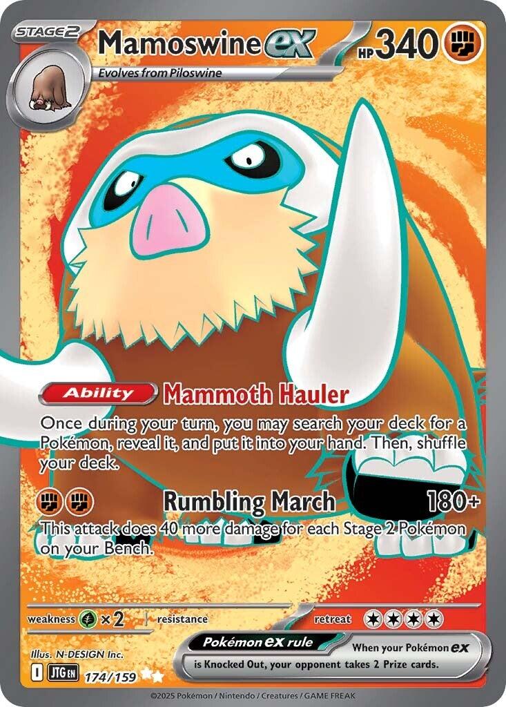 Mamoswine ex (174/159) [Scarlet & Violet: Journey Together] | Exor Games Summserside