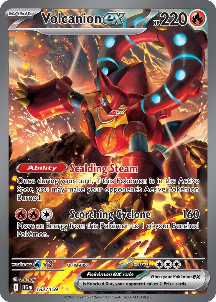 Volcanion ex (182/159) [Scarlet & Violet: Journey Together] | Exor Games Summserside