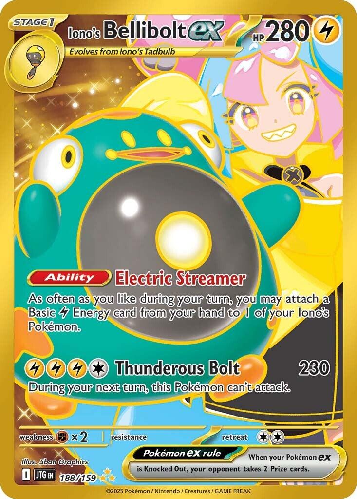 Iono's Bellibolt ex (188/159) [Scarlet & Violet: Journey Together] | Exor Games Summserside