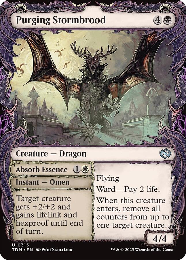 Purging Stormbrood (Showcase) [Tarkir: Dragonstorm] | Exor Games Summserside