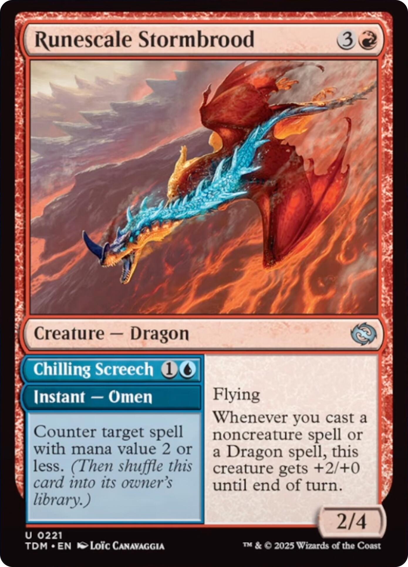 Runescale Stormbrood [Tarkir: Dragonstorm] | Exor Games Summserside