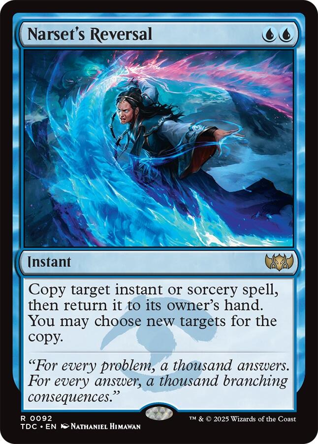 Narset's Reversal [Tarkir: Dragonstorm Commander] | Exor Games Summserside
