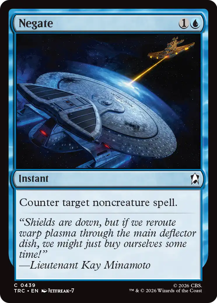 Negate (Surge Foil) [Star Trek Commander] | Exor Games Summserside