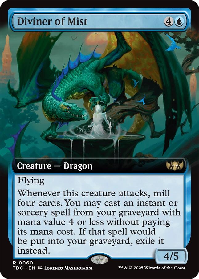 Diviner of Mist (Extended Art) [Tarkir: Dragonstorm Commander] | Exor Games Summserside