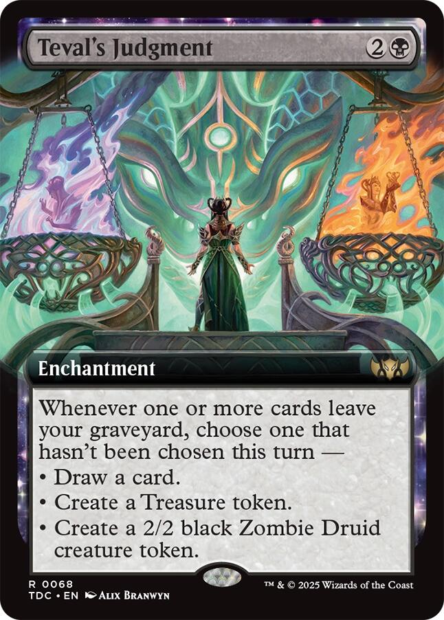 Teval's Judgment (Extended Art) [Tarkir: Dragonstorm Commander] | Exor Games Summserside