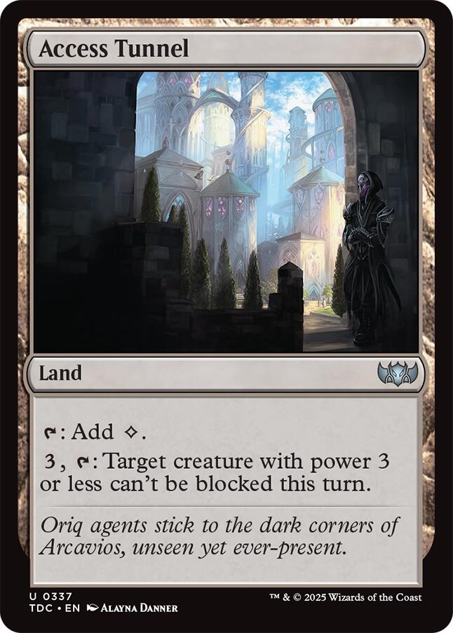 Access Tunnel [Tarkir: Dragonstorm Commander] | Exor Games Summserside