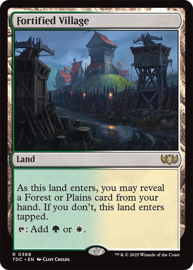 Fortified Village [Tarkir: Dragonstorm Commander] | Exor Games Summserside