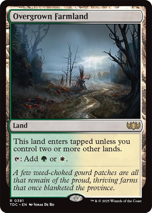 Overgrown Farmland [Tarkir: Dragonstorm Commander] | Exor Games Summserside