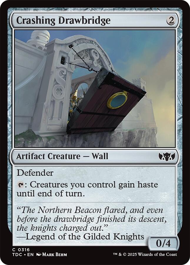 Crashing Drawbridge [Tarkir: Dragonstorm Commander] | Exor Games Summserside