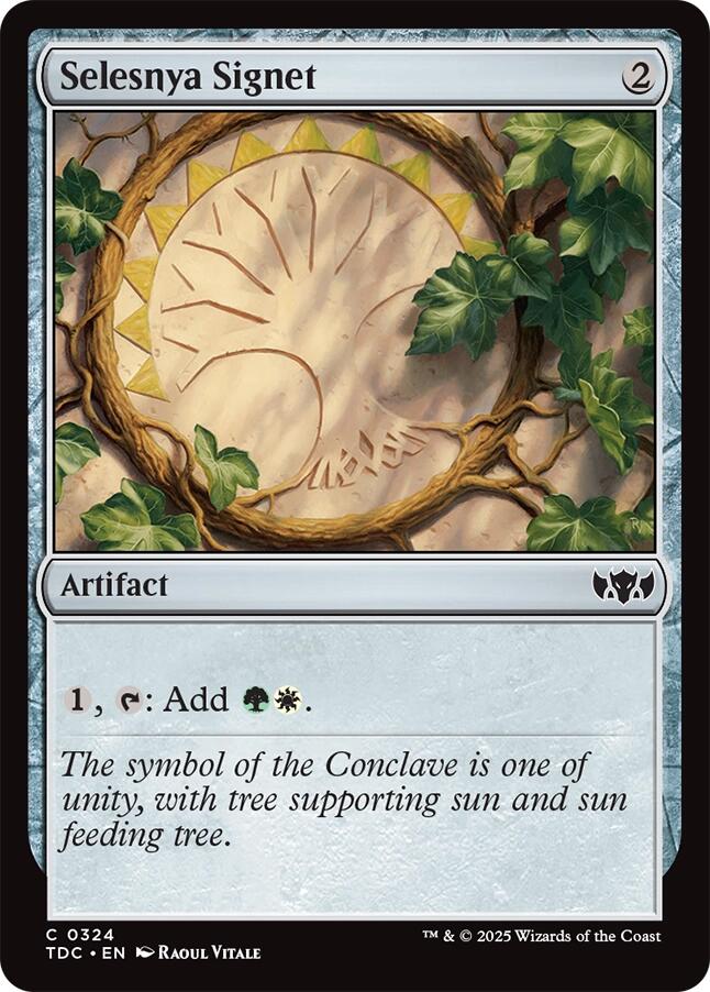 Selesnya Signet [Tarkir: Dragonstorm Commander] | Exor Games Summserside