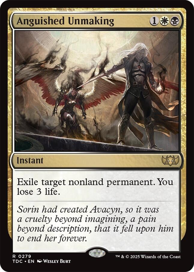 Anguished Unmaking [Tarkir: Dragonstorm Commander] | Exor Games Summserside
