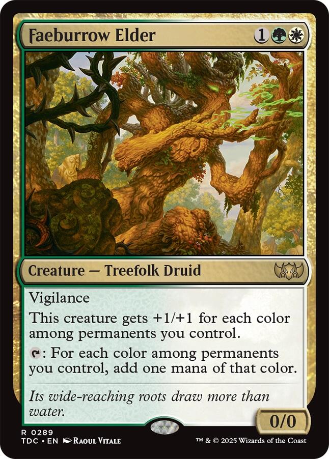 Faeburrow Elder [Tarkir: Dragonstorm Commander] | Exor Games Summserside