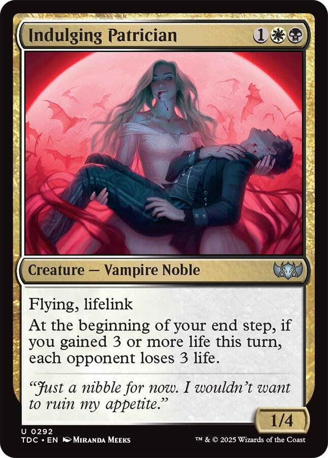 Indulging Patrician [Tarkir: Dragonstorm Commander] | Exor Games Summserside