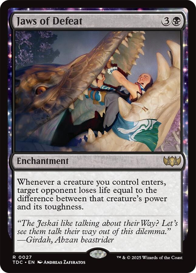 Jaws of Defeat [Tarkir: Dragonstorm Commander] | Exor Games Summserside