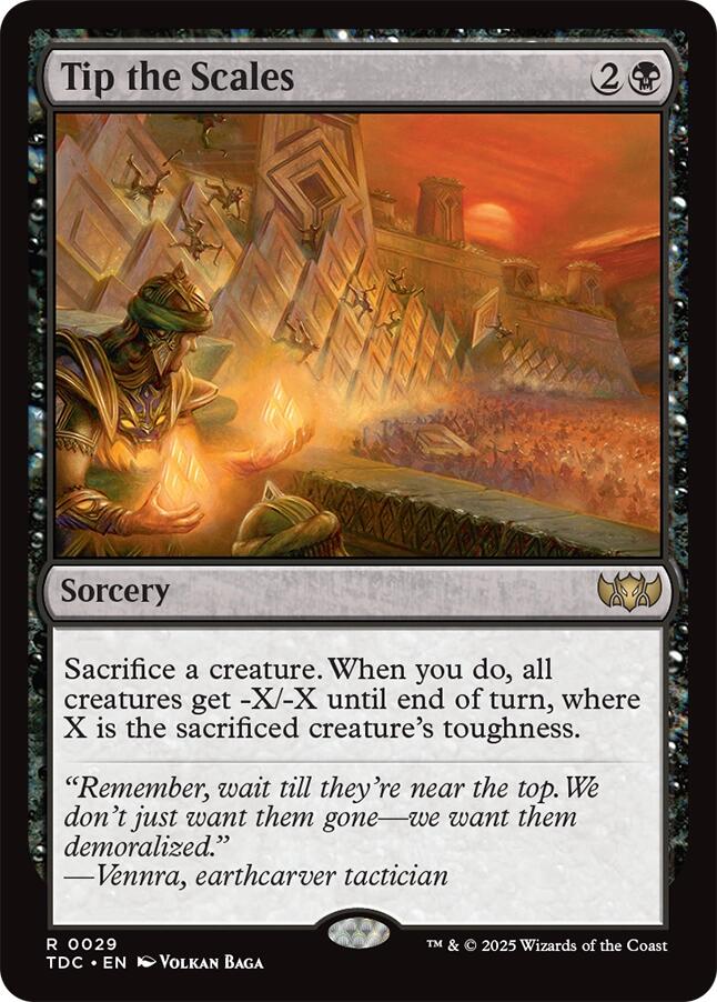 Tip the Scales [Tarkir: Dragonstorm Commander] | Exor Games Summserside